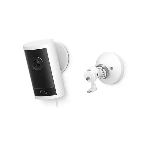 Ring security camera and video doorbell system installed at a home